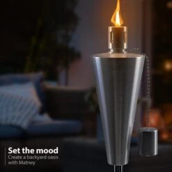 Matney Outdoor Torch Lights - Set Of 4 (Cylinder) 14 Matney Outdoor Torch Lights - Set Of 4 (Cylinder) -Sorbus Decor Shop 3 b1f27a6c 4d60 4a5a a82b 07013e36fa9d