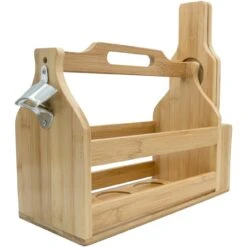 Bamboo Wine Caddy With Bottle Opener & Sampler Paddles -Sorbus Decor Shop 3 b3a1571f 3cb6 47e2 bf0d e935242ea53c