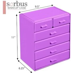 Makeup Organizer Tall (6 Drawer) 34 Makeup Organizer Tall (6 Drawer) -Sorbus Decor Shop 3 ba2c4c43 d8d3 46b5 9d03 6949509367be