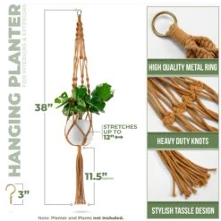 Macrame Plant Hanger 41 Macrame Plant Hanger -Sorbus Decor Shop 3 c2ea89f8 ac21 4fbf a392 0a5a2efa118f