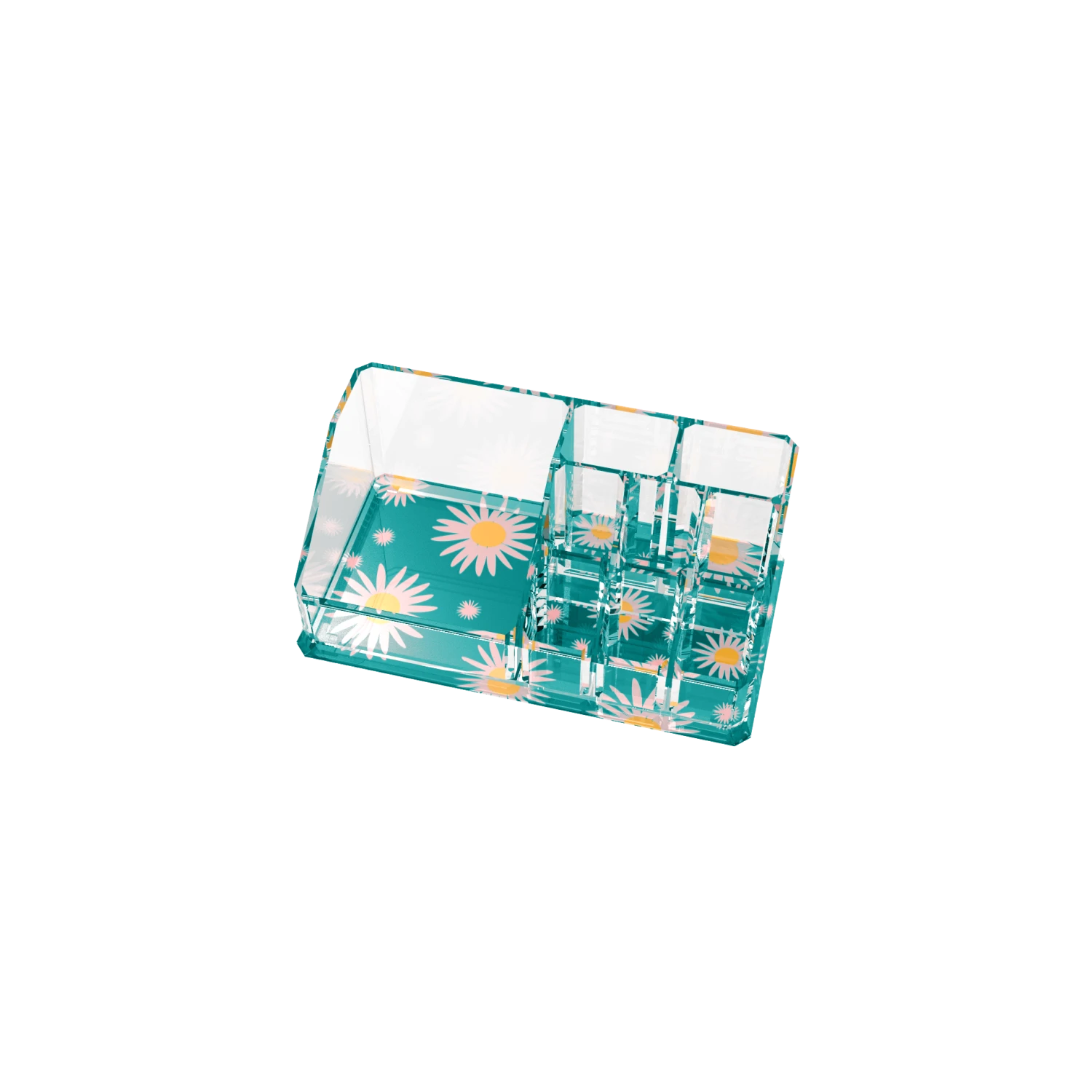 Mini Organizer (9 Slots Daisy Print) 6 Mini Organizer (9 Slots Daisy Print) - Image 4