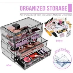 Makeup Organizer Case (4 Drawers) 34 Makeup Organizer Case (4 Drawers) -Sorbus Decor Shop 3 c52195ac b7b0 4b3a b97f 209dc6620cc1