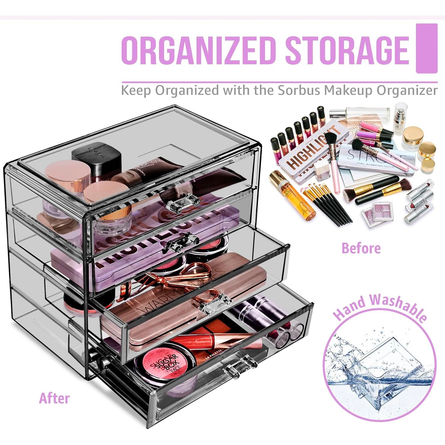Makeup Organizer Case (4 Drawers) 15 Makeup Organizer Case (4 Drawers) - Image 13
