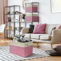 Twill Storage Basket Set With Trim (3 Pack) 26 Twill Storage Basket Set With Trim (3 Pack) -Sorbus Decor Shop 3 ca27e5a8 9db1 486b 8127 dc09e6f76d97