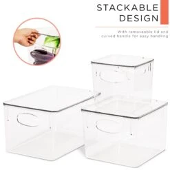 Plastic Container Bin With Lids (Variety Set) 17 Plastic Container Bin With Lids (Variety Set) -Sorbus Decor Shop 3 cbd5f3c9 6996 400f aa01 b5ef62d6d3ac