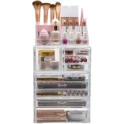 Makeup Organizer Case (9 Drawer 4Pc) -Sorbus Decor Shop 3 d3bfb591 cc14 450c 9bb2 010431d4f52e