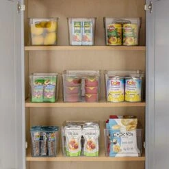 Clear Plastic Storage Bins With Handles (4 Pack) -Sorbus Decor Shop 3 d81d6d87 b4dd 42f3 be8b a47df41ea8c2