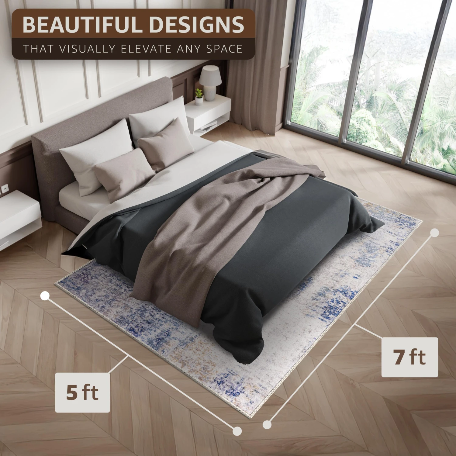 Area Rug (5ft X7ft) 9 Area Rug (5ft X7ft) - Image 7