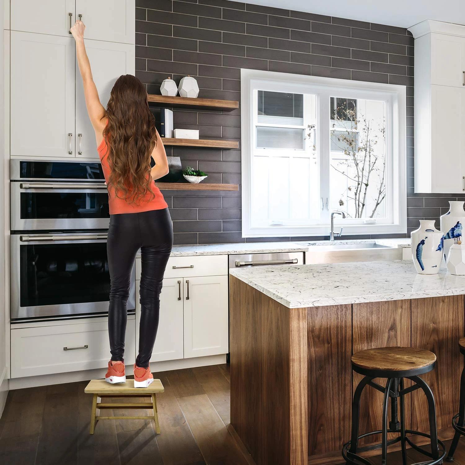 Bamboo Step Stool 6 Bamboo Step Stool - Image 4