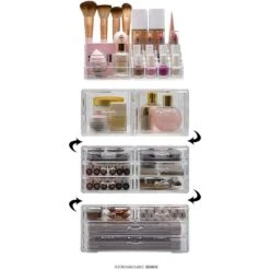 Makeup Organizer Case (12 Drawer 4Pc) -Sorbus Decor Shop 3 e64bed5b 8a83 4789 8c28 397907051260