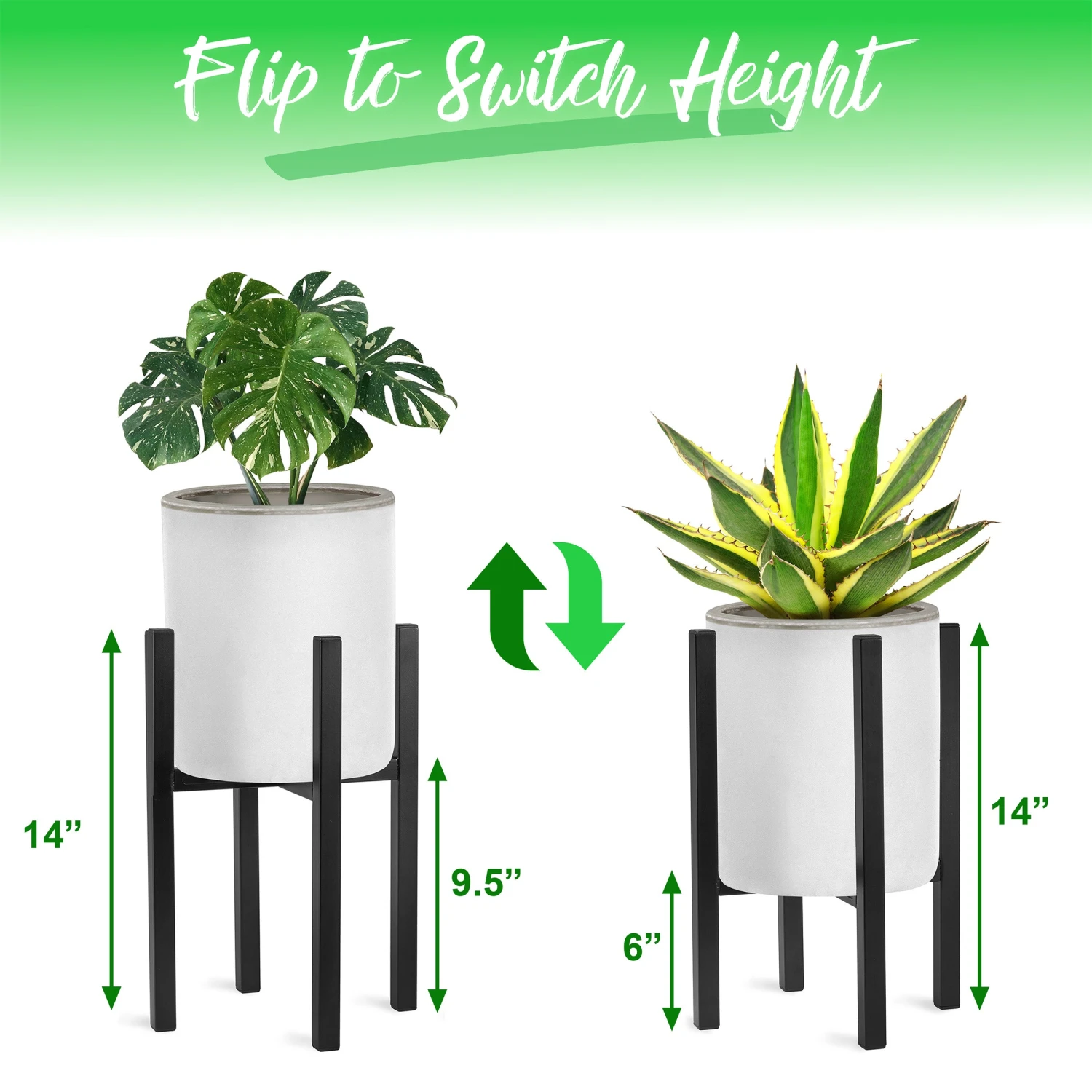 Plant Stand, Adjustable Flower Pot Holder 5 Plant Stand, Adjustable Flower Pot Holder - Image 3