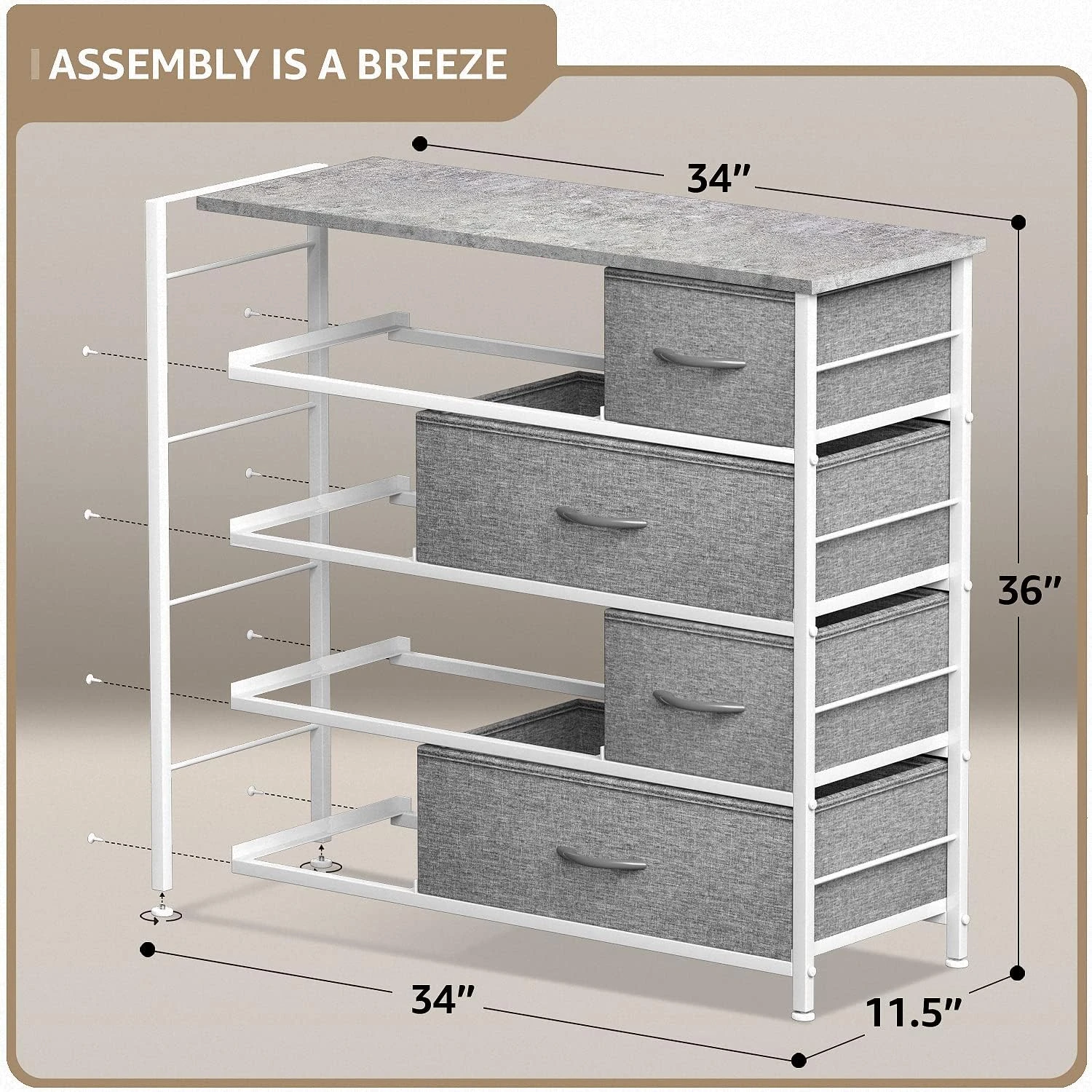8 Drawer Wide Dresser 13 8 Drawer Wide Dresser - Image 11