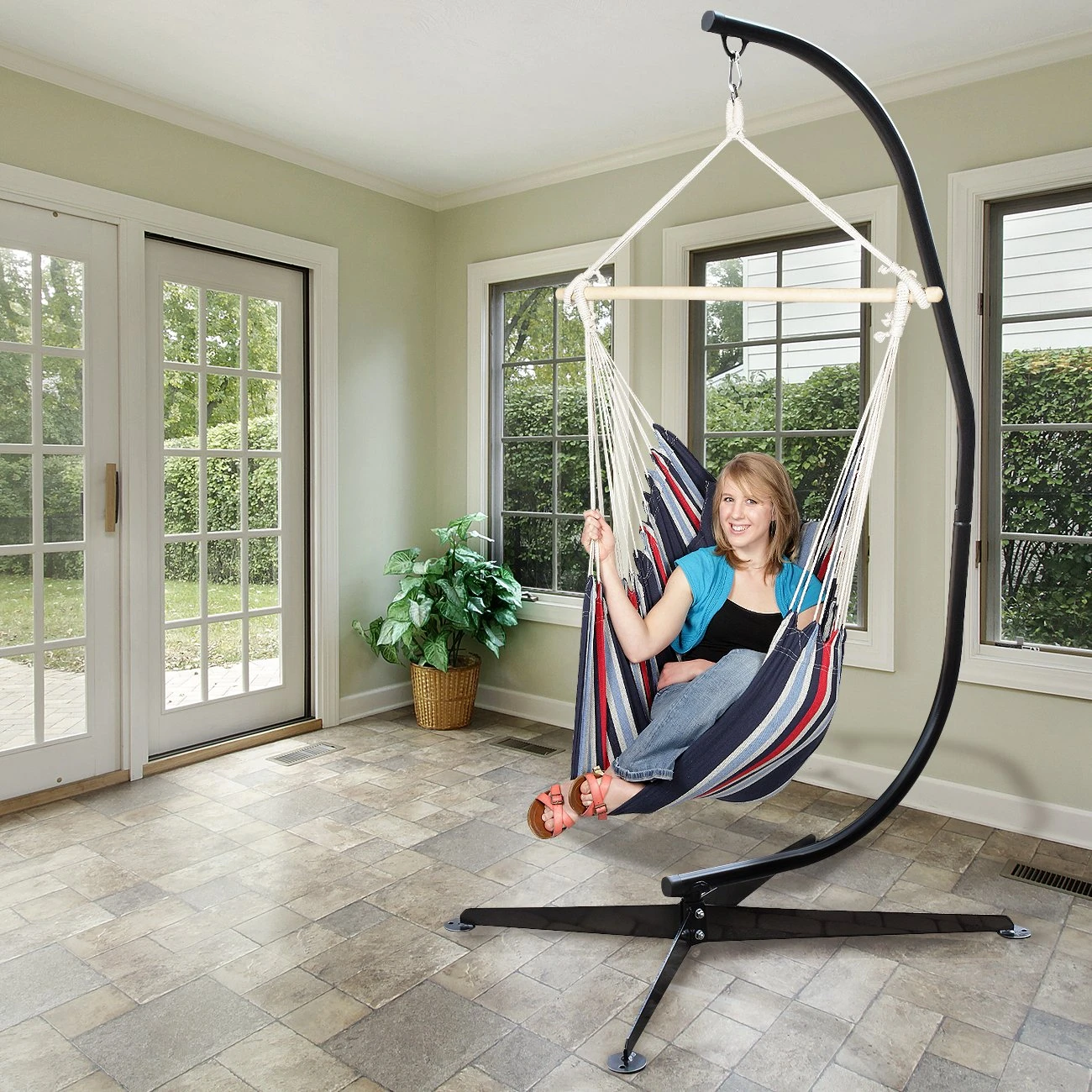 Swivel Hammock Stand Chair Frame 4 Swivel Hammock Stand Chair Frame - Image 2