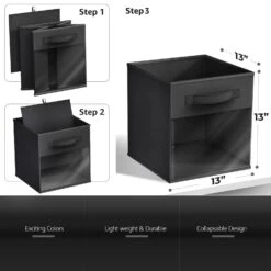13" Large Storage Bin With Clear Window – 6-Pack 32 13" Large Storage Bin With Clear Window – 6-Pack -Sorbus Decor Shop 3 fb2de8db d00a 4ccd a795 3c2ce7efe769
