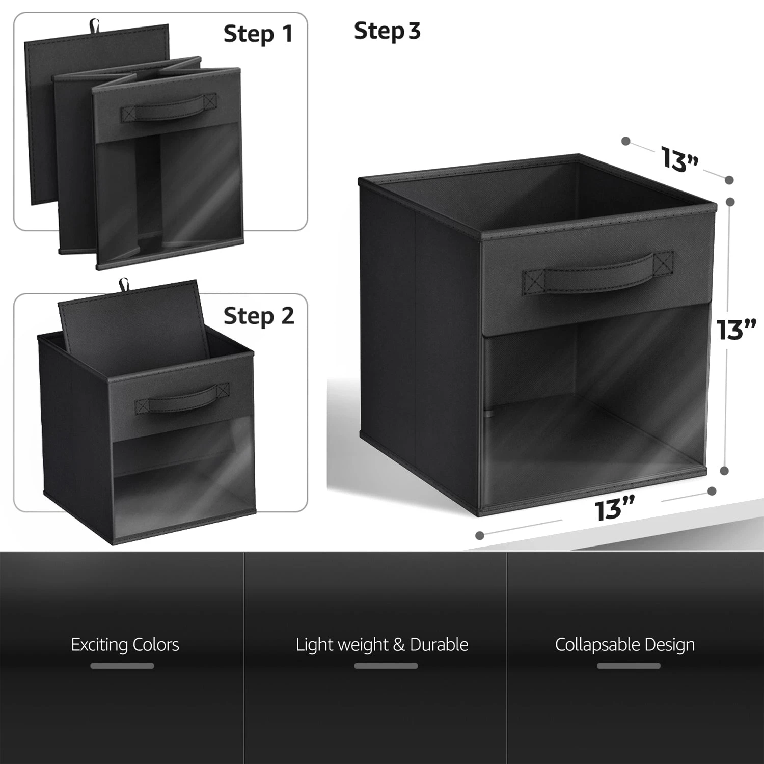 13" Large Storage Bin With Clear Window – 6-Pack 13 13" Large Storage Bin With Clear Window – 6-Pack - Image 11