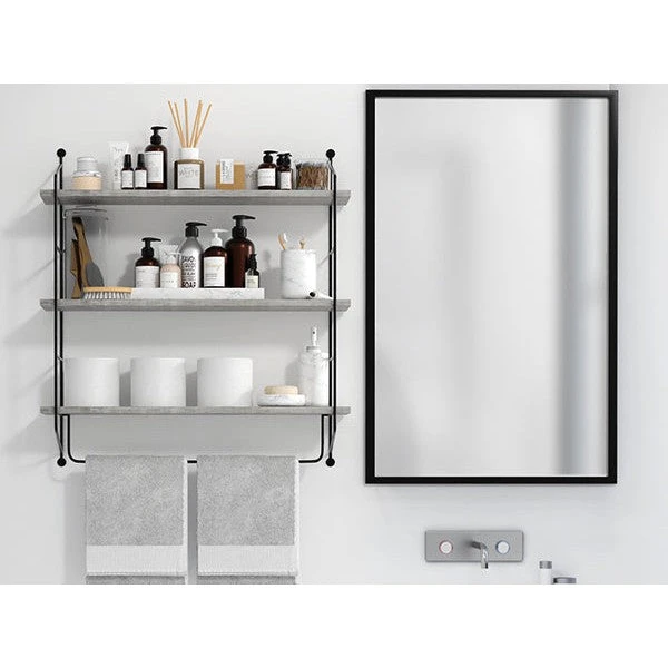 Floating Bathroom Shelf With Metal Brackets (3 Tier) 15 Floating Bathroom Shelf With Metal Brackets (3 Tier) - Image 13