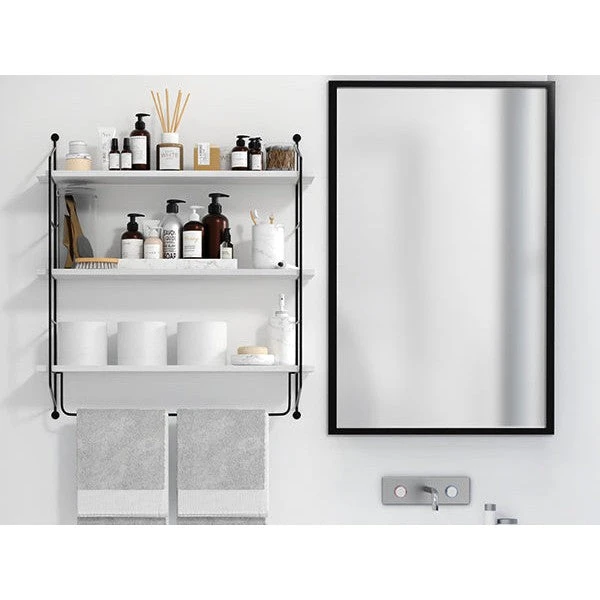Floating Bathroom Shelf With Metal Brackets (3 Tier) 9 Floating Bathroom Shelf With Metal Brackets (3 Tier) - Image 7