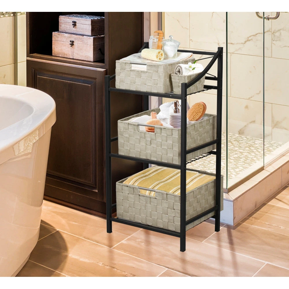 Basket Bin Set Double Woven (9 Pack) 4 Basket Bin Set Double Woven (9 Pack) - Image 2