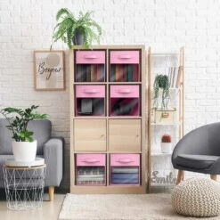 13" Large Cube Storage Bins With Window (6 Pack, Pastel) 39 13" Large Cube Storage Bins With Window (6 Pack, Pastel) -Sorbus Decor Shop 4 042a3795 73b5 4536 9332 539d4535621f