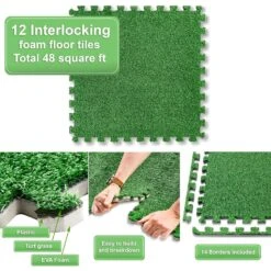 Floor Grass Mat Interlocking Set -Sorbus Decor Shop 4 09677b4c f830 49b0 9824 00b3c46f96c0