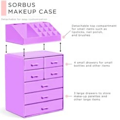 Makeup Organizer Tall (7 Drawer) 34 Makeup Organizer Tall (7 Drawer) -Sorbus Decor Shop 4 09ff44fb 61cd 4244 94c3 62e0f508deea