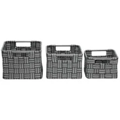 Double Woven Basket Bin Set (3 Pc) 23 Double Woven Basket Bin Set (3 Pc) -Sorbus Decor Shop 4 13a0a828 e550 427b 8ef0 98289877db97