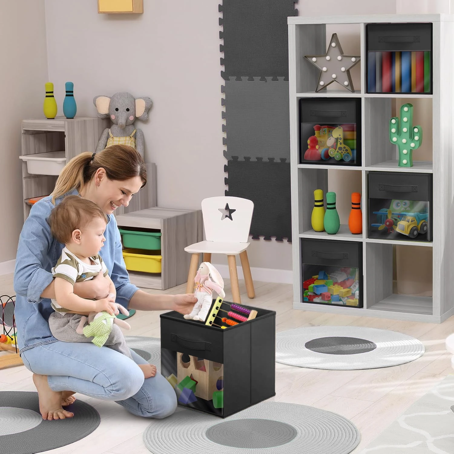 13" Large Storage Bin With Clear Window – 6-Pack 14 13" Large Storage Bin With Clear Window – 6-Pack - Image 12