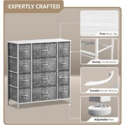 12 Drawer Tall Wide Dresser 35 12 Drawer Tall Wide Dresser -Sorbus Decor Shop 4 173dd97d c2ce 4d60 9ff9 4b4b122254a8