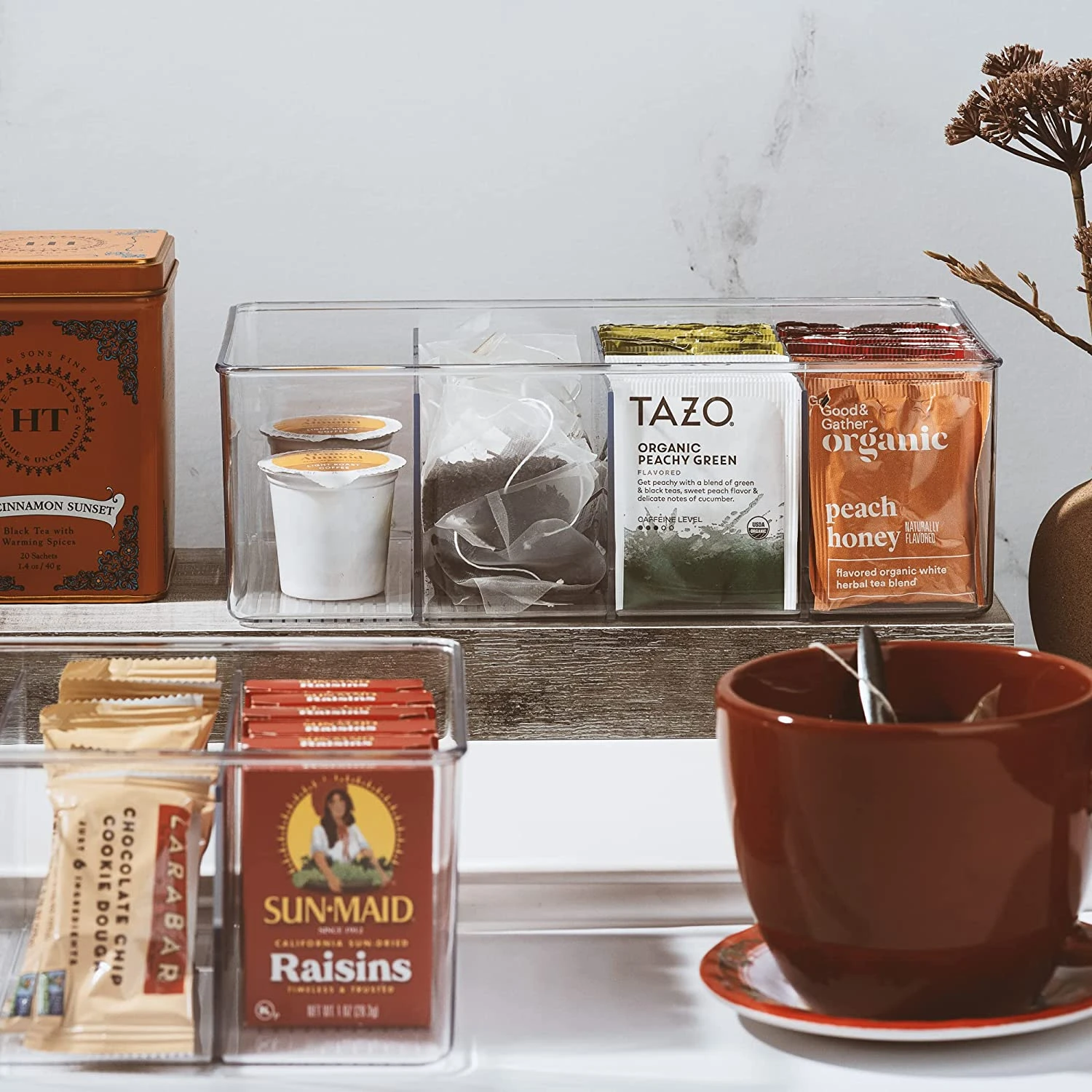 Divided Storage Bins For Tea Station 7 Divided Storage Bins For Tea Station - Image 5