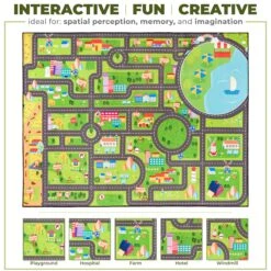 City Streets Car Road Map Kids Play Mat (L, XL) 20 City Streets Car Road Map Kids Play Mat (L, XL) -Sorbus Decor Shop 4 1b428b57 1419 40b4 a3aa 57af720023e6