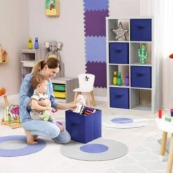 13" Cube Storage Bins (8 Pack, Solid Colors) -Sorbus Decor Shop 4 1bbc9382 d022 46a7 bc7a c6eb6b68240e