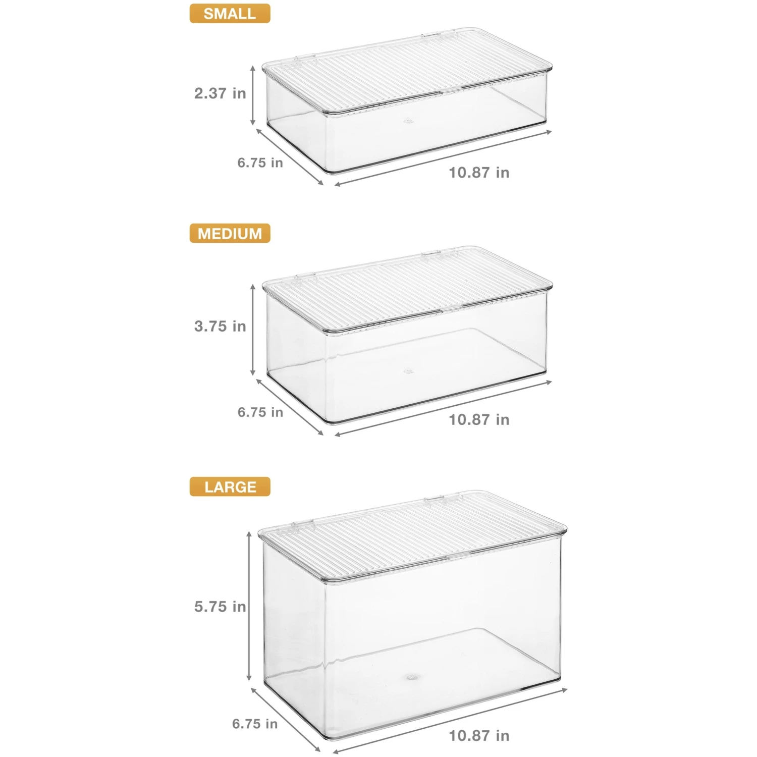 Pantry Storage Bins For With Hinged Lids 21 Pantry Storage Bins For With Hinged Lids - Image 19