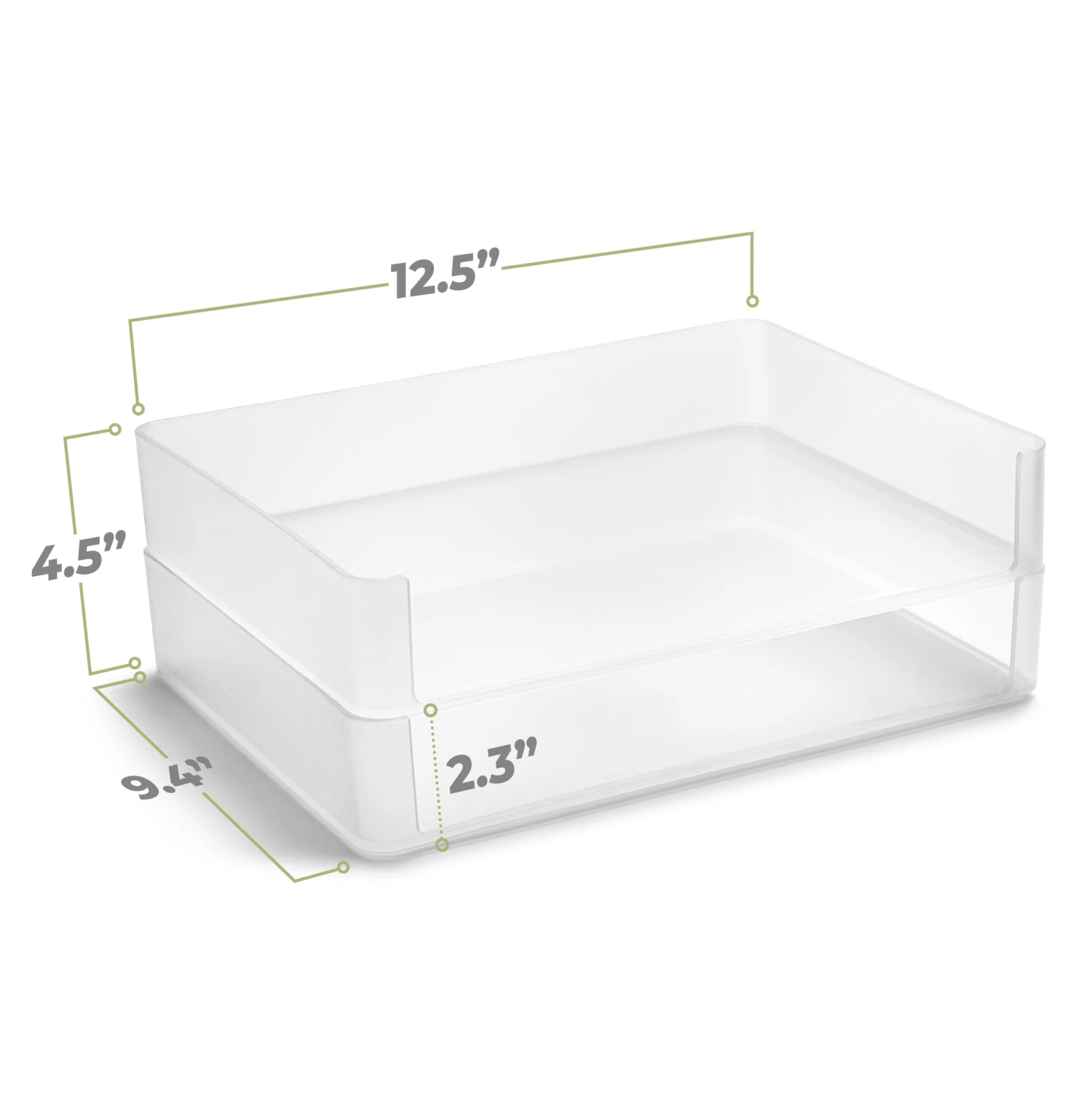 Plastic Paper Organizer (2 Pc) 6 Plastic Paper Organizer (2 Pc) - Image 4