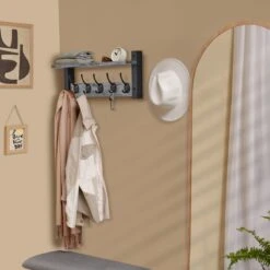 Coat Hooks Wall Mount Floating Shelf (Large & XL) -Sorbus Decor Shop 4 37ac3d4a 01bd 4a3f adf8 58b6dbef6d5e