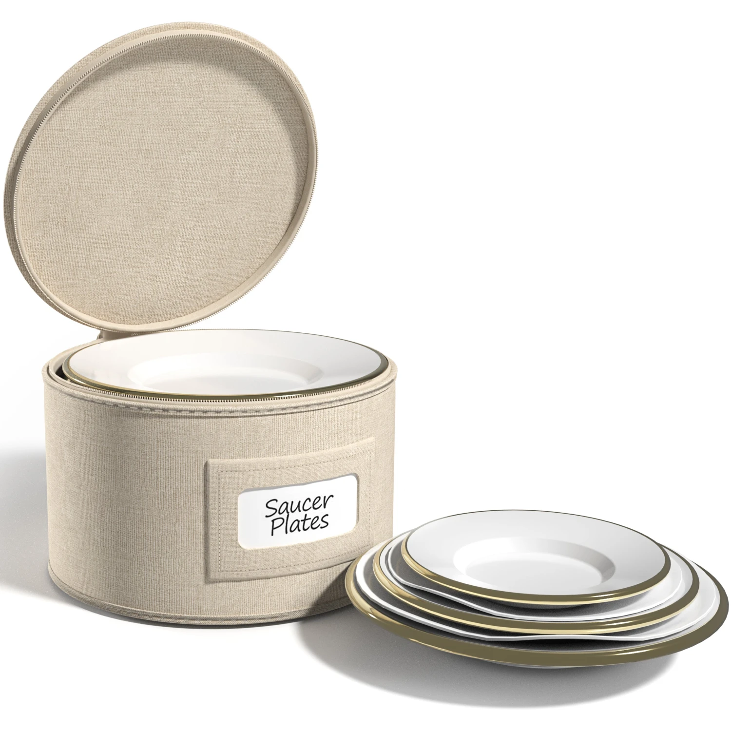 China Storage Saucer Plate Container Dinnerware Organizer (1 Piece) 6 China Storage Saucer Plate Container Dinnerware Organizer (1 Piece) - Image 4