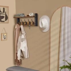 Coat Hooks Wall Mount Floating Shelf (Large & XL) -Sorbus Decor Shop 4 3a2f0229 e00e 4f1d 9e81 aa263ab19e18