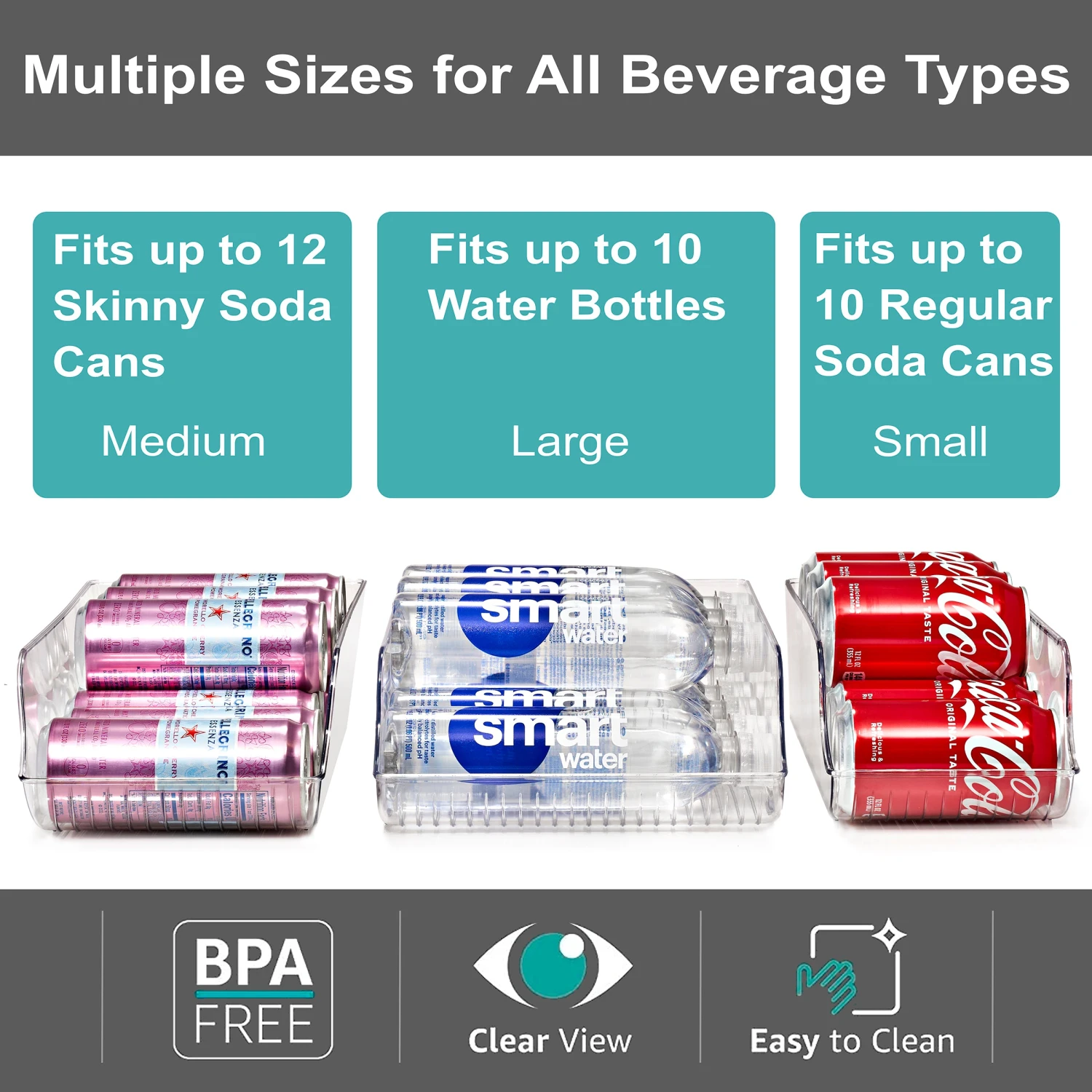 Soda Can Organizer Bin With Lid 20 Soda Can Organizer Bin With Lid - Image 18