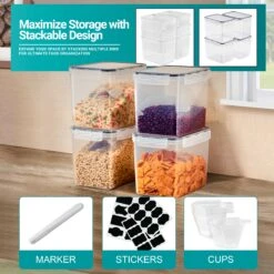 Large Narrow Food Storage Containers (Pack Of 4) -Sorbus Decor Shop 4 40d0232a 837c 44f3 872e 6a702e1d3484
