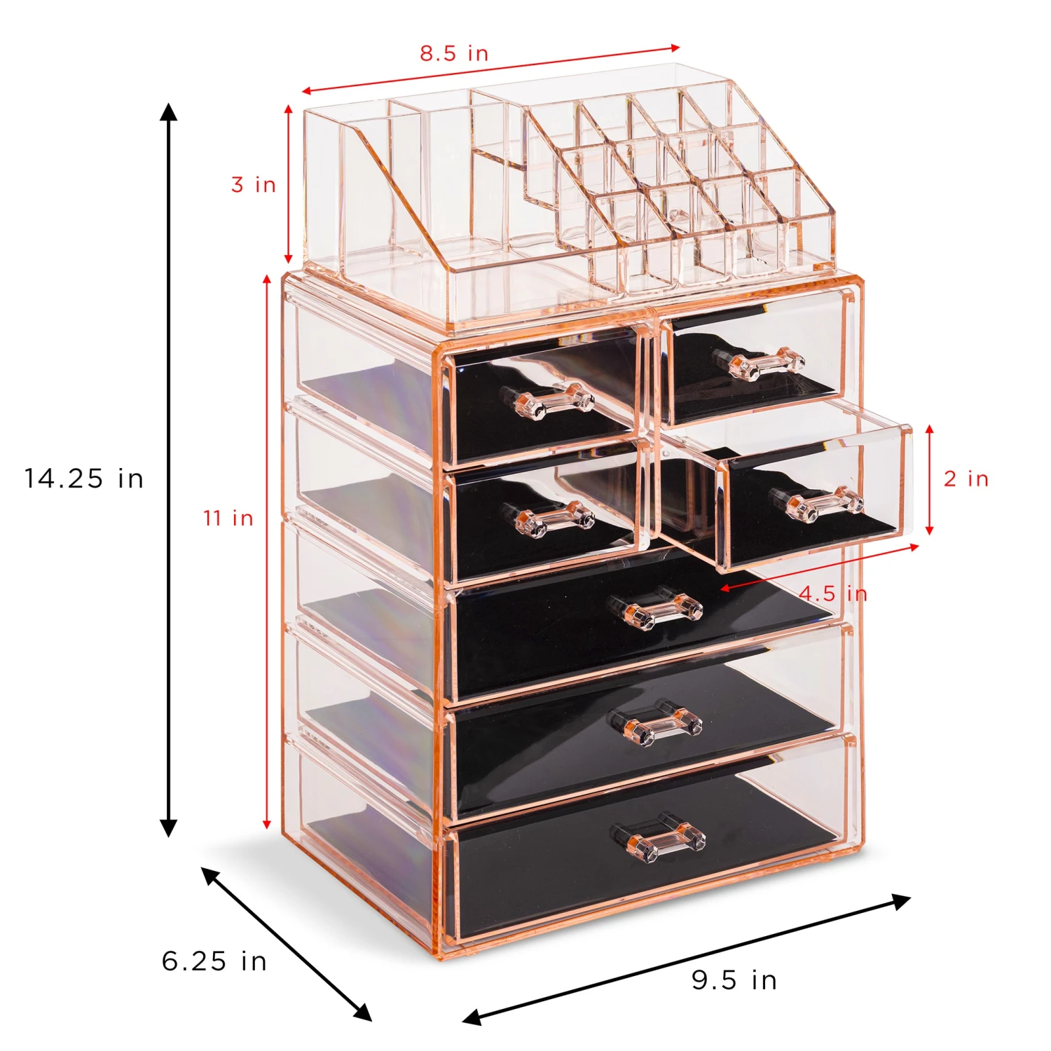Makeup Organizer Drawer Set (7 Drawer) 20 Makeup Organizer Drawer Set (7 Drawer) - Image 18