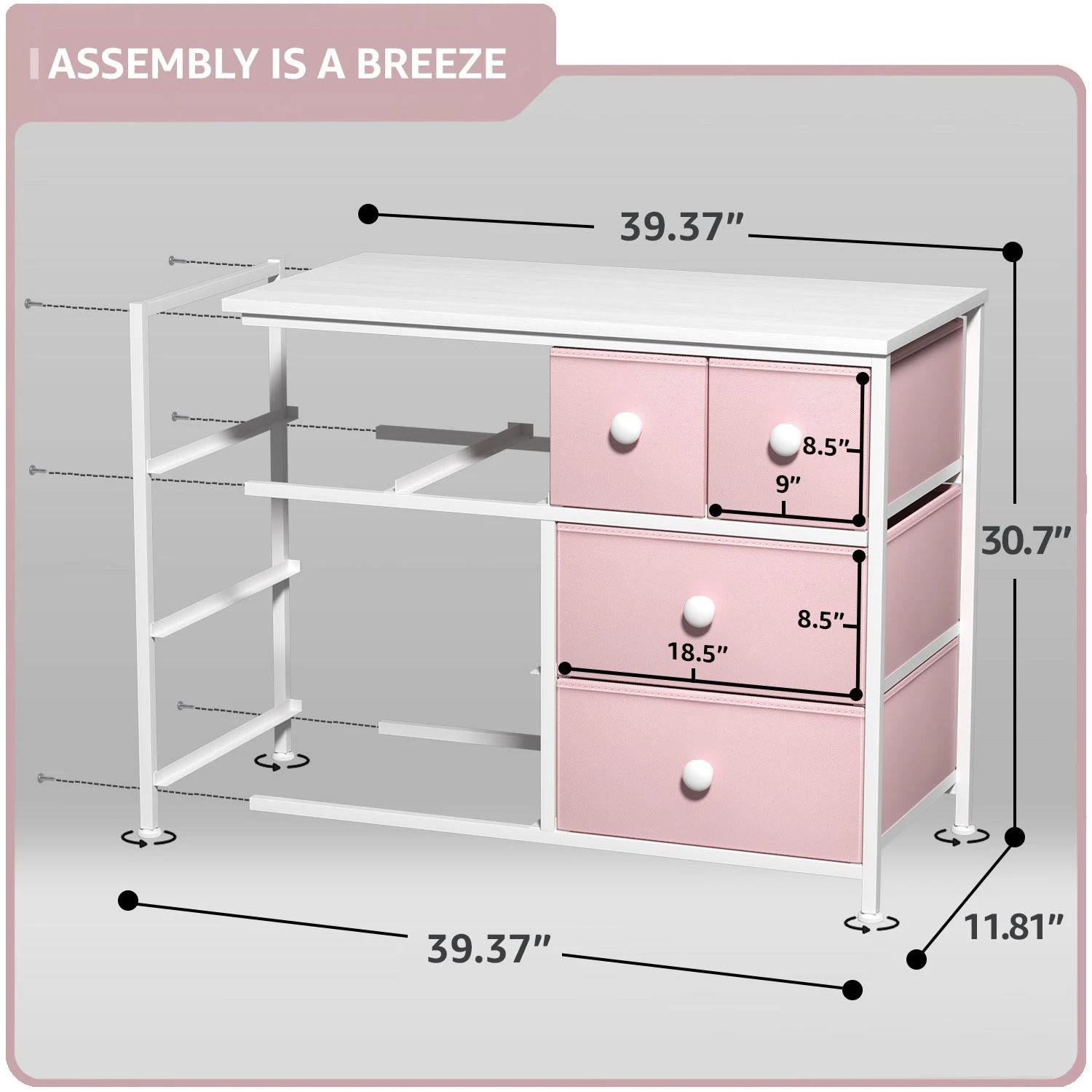 8 Drawer Chest Dresser With Knobs 14 8 Drawer Chest Dresser With Knobs - Image 12