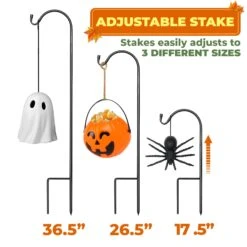 Halloween Shepherd's Hooks - Set Of 4 12 Halloween Shepherd's Hooks - Set Of 4 -Sorbus Decor Shop 4 5b1e8599 839d 444d 906a f0416c3a7aad