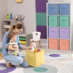 11" Cube Storage Bins 12 Pack Multicolored Set 34 11" Cube Storage Bins 12 Pack Multicolored Set -Sorbus Decor Shop 4 6541ce46 cb58 4a52 8268 54f293f204f0