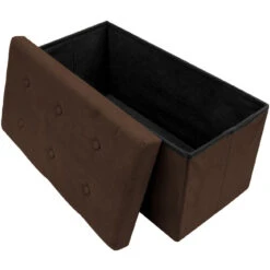 Faux Suede Storage Bench (Medium) -Sorbus Decor Shop 4 748b8b40 b5b7 4fc8 ad1c f0df26a7b102