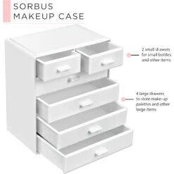 Makeup Organizer Tall (6 Drawer) 25 Makeup Organizer Tall (6 Drawer) -Sorbus Decor Shop 4 7d9a7335 9d23 4a10 871e 961193afe130