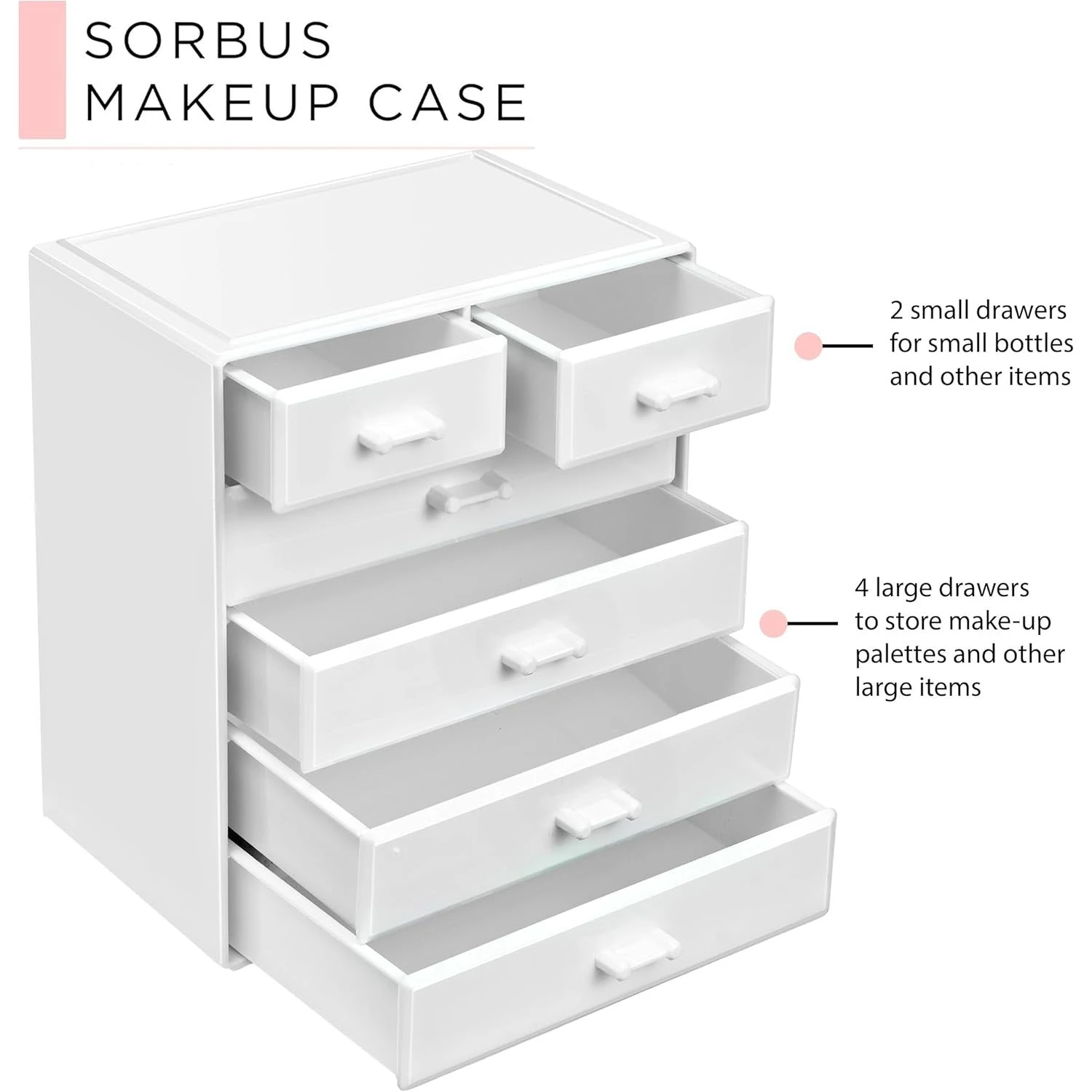 Makeup Organizer Tall (6 Drawer) 6 Makeup Organizer Tall (6 Drawer) - Image 4
