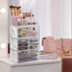 Makeup Organizer Case (12 Drawer 4Pc) -Sorbus Decor Shop 4 88604856 2952 49f5 af17 0f21f48793fc