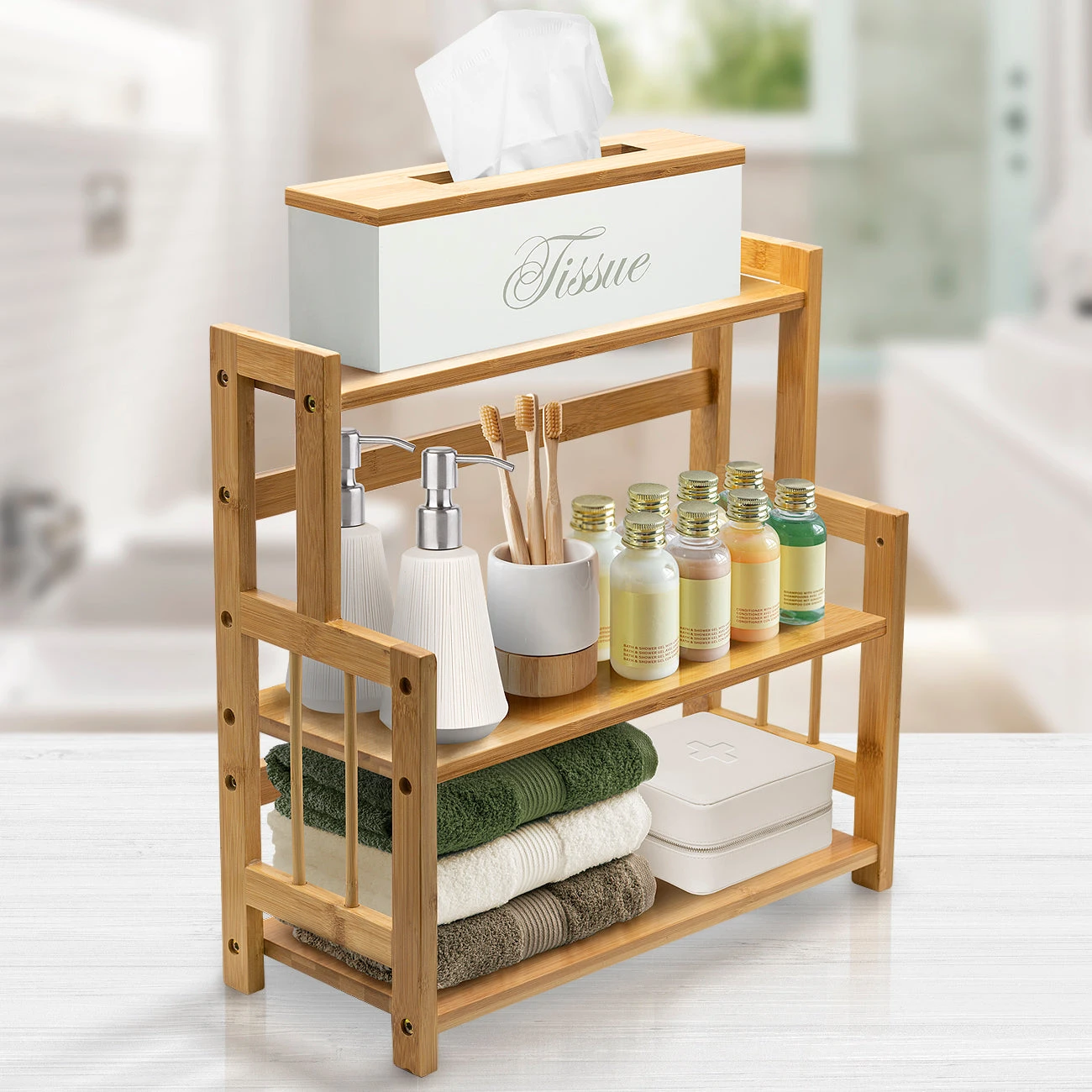 Countertop Stand (3-Tier Bamboo) 5 Countertop Stand (3-Tier Bamboo) - Image 4
