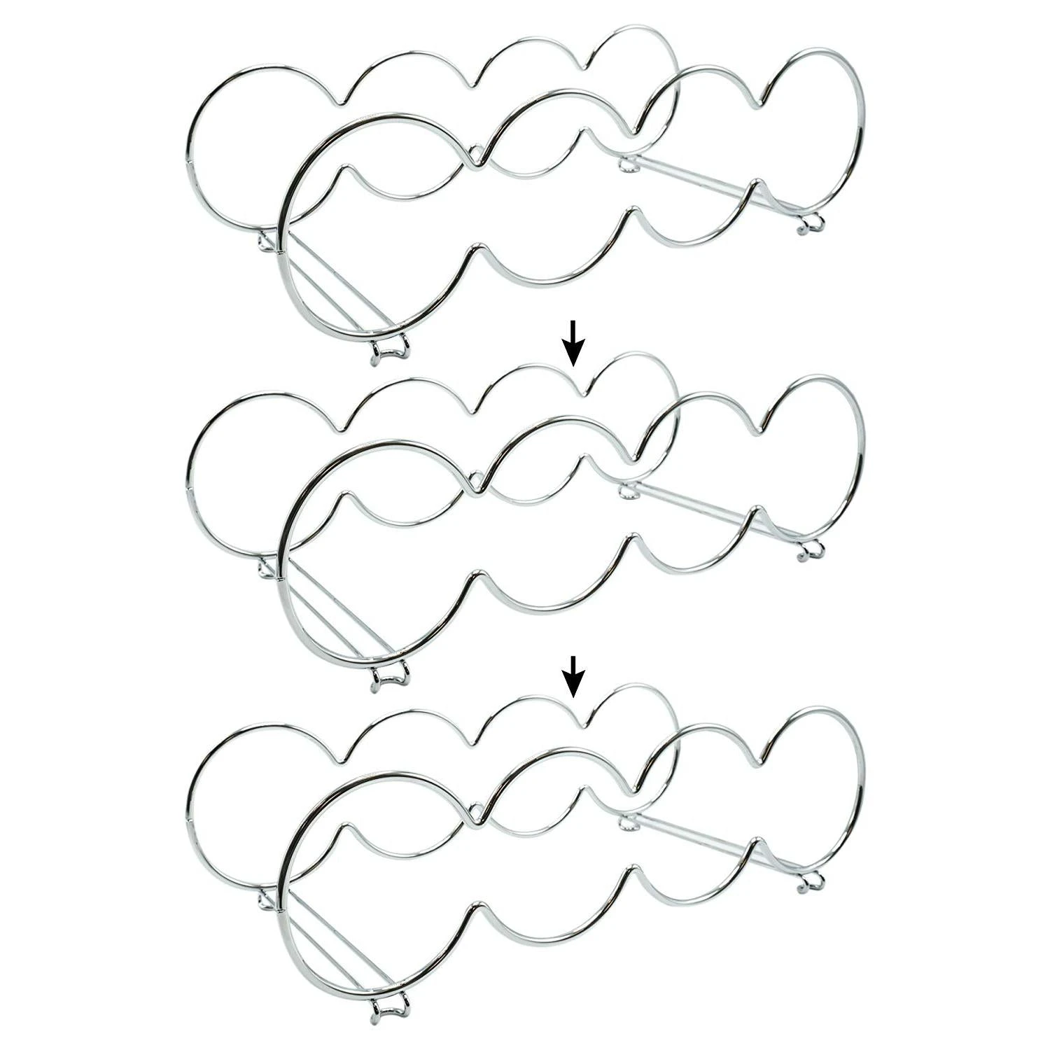 12 Bottle Wine Rack (3 Tier) 6 12 Bottle Wine Rack (3 Tier) - Image 4