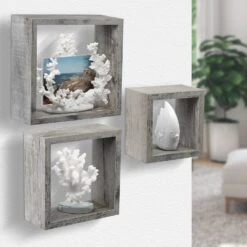 Square Floating Shelf (Set Of 3) -Sorbus Decor Shop 4 923b1b0f 39df 47ec b4de 5a20486dd023