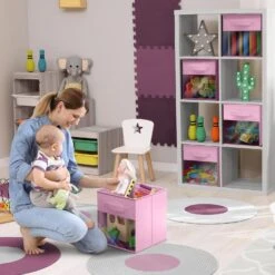 11" Cube Storage Bins With Window (6 Pack, Pastel Set) 38 11" Cube Storage Bins With Window (6 Pack, Pastel Set) -Sorbus Decor Shop 4 92ae59af 7679 44c0 8fe2 9073501dc6f0